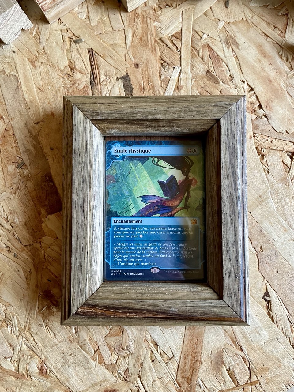 Cadre stylisé pour carte.